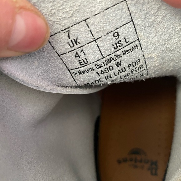 Dr. Martens 1460 smooth White Leather Boots - Picture 6 of 6